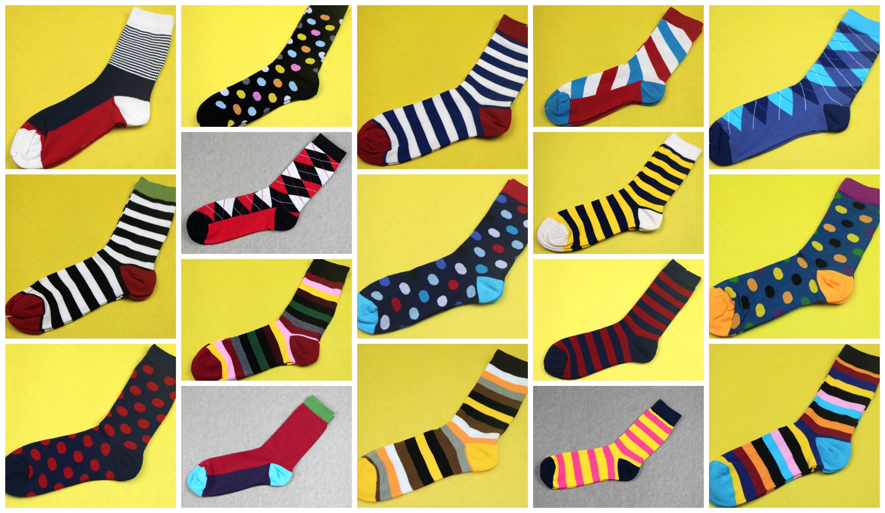 Medias Modernas Fashion Coloridas (Paquete con 3 Pares)